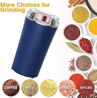 K2J Power Coffee-Mixer-Grinder-FRENKLY-Electric-Spices-Blender Personal Coffee Maker 2 Cups Coffee Maker