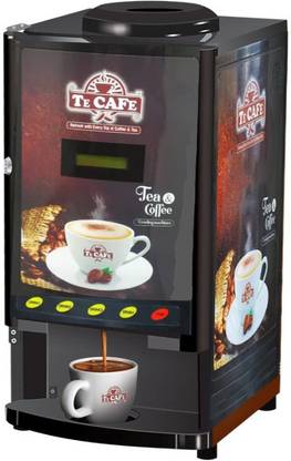 Tecafe 4Lane Instant Premix Tea Coffee Beverages Maker Vending Machine No Milk Required 10 Cups Coffee Maker