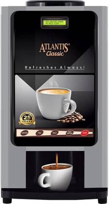 ATLANTIS Classic Coffee Machine with 2Lane Dispensing Option and 3Lt Hot Tank Capacity 22 Cups Coffee Maker
