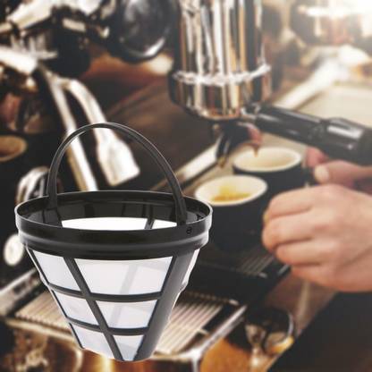 BNF Reusable Coffee Filter Basket Style Coffee Machine Strainer Mesh Filter Personal Coffee Maker