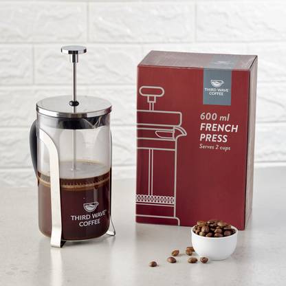 Third Wave Coffee Roasters French Press 600 Ml 2 Cups Coffee Maker