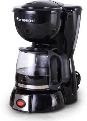 वंडरचेफ Onyx Brew Coffee Machine 6 Cups कॉफी मेकर