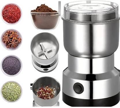 VelaAvO Coffee Grinder Electric Multifunction Small Food Grinder Coffee Bean Coffee Make Personal Coffee Maker