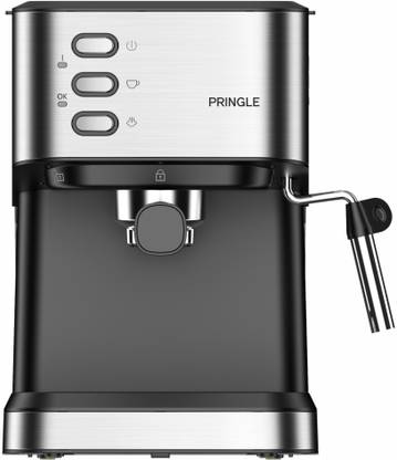 PRINGLE JAVA 15-Bar Espresso Coffee Maker with Dual Brewing and Adjustable Steam 4 Cups Coffee Maker