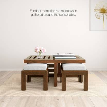 Flipkart Perfect Homes PureWood Sheesham Coffee Table