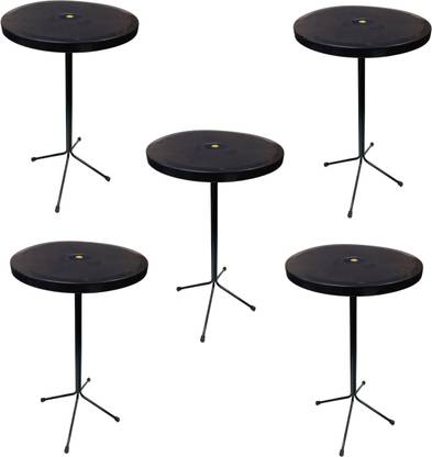 KITHANIA Dining Restaurant Dining Bar Table Easily Foldable and Light Weight Table 5 PC Plastic 4 Seater Dining Table