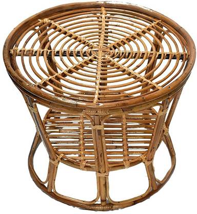 RAINBOW Cane Rattan Stand Table , center table For Living Room, Balcony and Office Engineered Wood Coffee Table