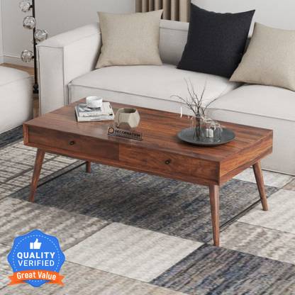 DecorNation Neda Solid Wood Coffee Table