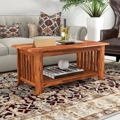 Tanishq Arts Sheesham Wooden Center\Coffee Table for Living Room | Solid Wood Tea Table Solid Wood Coffee Table