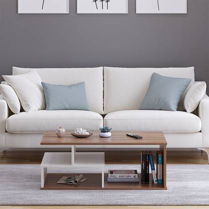 FURNEASER Witely Tea Table for Living Room, Centre Table, Sofa Table, Engineered Wood Coffee Table