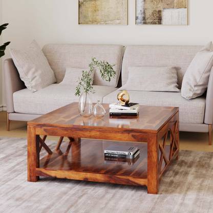 Allie Wood Sheesham ( Rosewood ) Solid Wood Coffee Table