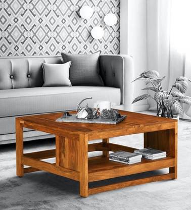 Allie Wood Sheesham Wood Solid Wood Coffee Table