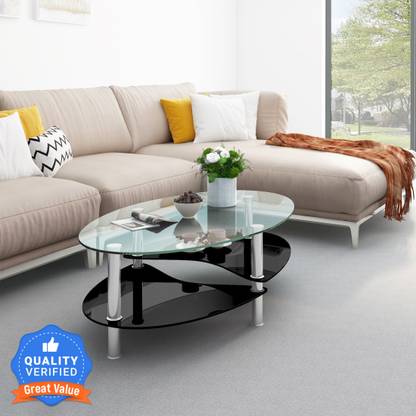 Flipkart Perfect Homes Eclipse Glass Coffee Table