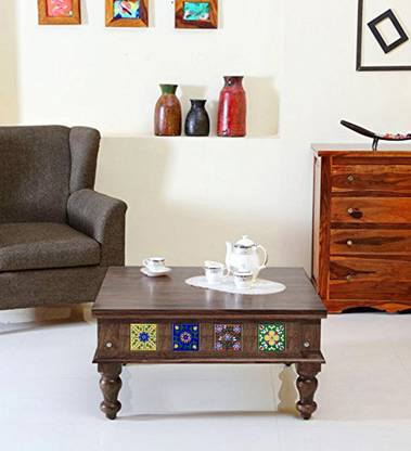 THE ATTIC KL-1915W Solid Wood Coffee Table