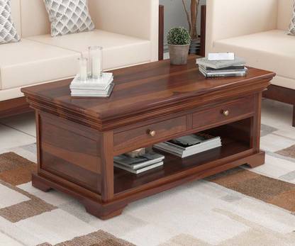 SarCraft Rosewood ( Sheesham ) Solid Wood Coffee Table