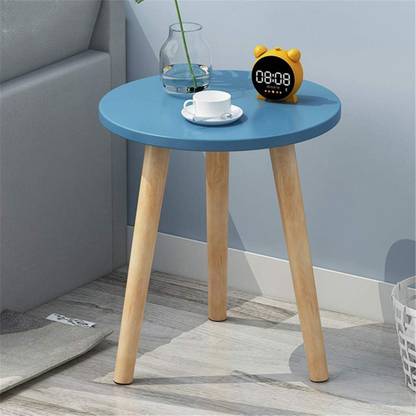 Device Bas with BROWN ART SHOPPEE Round Side Table, Nightstand Coffee End Table for Living Room, Bedroom Engineered Wood Coffee Table