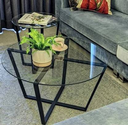 ALHD Ms-AB22580 Glass Coffee Table