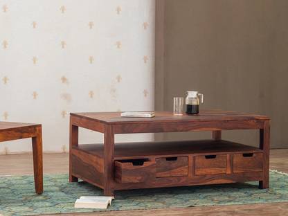 Allie Wood Nia Rosewood ( Sheesham ) Solid Wood Coffee Table