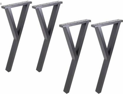VENTUOS Ventuos Dining Table Legs, Y Shape Vintage Steel Table Legs, Metal Coffee Table
