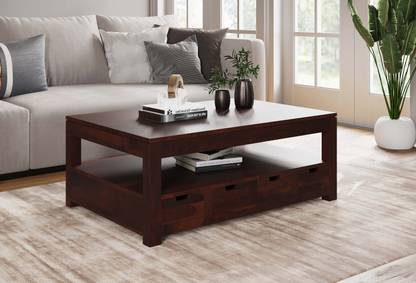 Allie Wood Rosewood ( Sheesham ) Solid Wood Coffee Table
