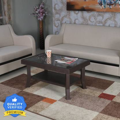 Nilkamal Centble 2 (with Glass) Glass Coffee Table