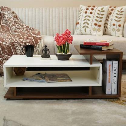 Burlyworth Pearson Modern Center Table for Living Room, Tea Table, Sofa Table, Engineered Wood Coffee Table