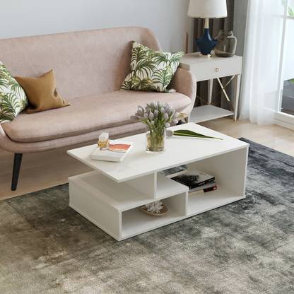 FURNEASER Witely Tea Table for Living Room, Centre Table, Sofa Table, Engineered Wood Coffee Table