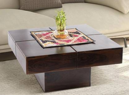 Allie Wood Rosewood (sheesham) Solid Wood Coffee Table