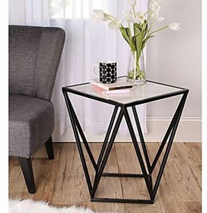 DDecorware Iron and Plywood Coffee Table with Unique design Size - 22x18x18) Engineered Wood Coffee Table