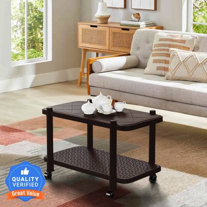 Mighty Home Centre Trolly Coffee Table | Tea Poy for Home, Office & Outdoor Plastic Coffee Table