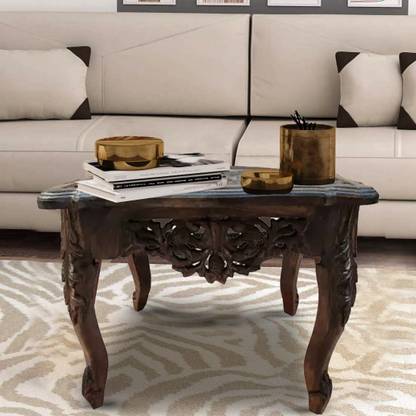 Wood Master Sre Coffee Table (sheesham wood) Solid Wood mahogany finish Pre-assembled Solid Wood Coffee Table