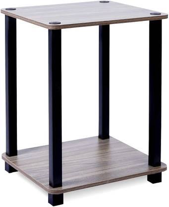 AshandRoh (2 x 2 Tier End Table)(Mdf Engineered Wood) Metal End Table