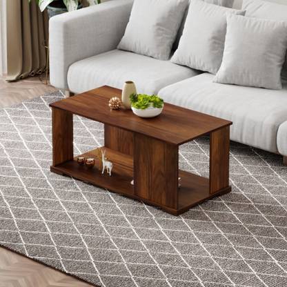 BLUEWUD Noel Coffee Center Sofa Teapoy Console Table for Sofa set Living Room Home Engineered Wood Coffee Table