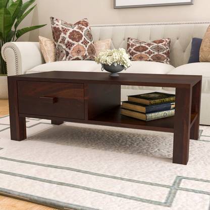 Allie Wood Solid Wood Coffee Table