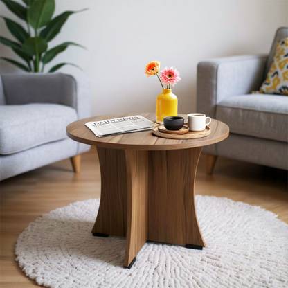 KIK Globe Coffee Table - Leon Teak Engineered Wood Coffee Table