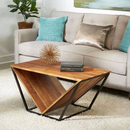 PRITI Diamond Coffee Table Center Table for Living Room Engineered Wood Coffee Table