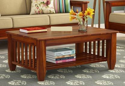 Mamata Wood Decor Sheesham Wood Center Coffee Table for Living Room | Wooden Sofa Centre Table Solid Wood Coffee Table