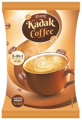 ATLANTIS 3 in 1 Kadak Premix (Contains, Milk and Sugar) Instant Coffee