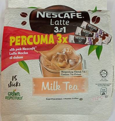 Nescafe Latte 3 In 1 Milk Tea 15 Sticks 375g Cold Brew Coffee