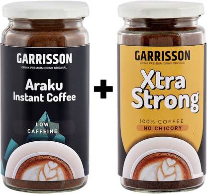 Garrisson Xtra Strong & Araku Coffee |100% Arabica Coffee|Sugar Free Instant Coffee Instant Coffee