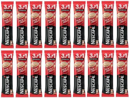 Nescafe 3in1 Original Delicious Blend of Coffee, Creamer & Sugar in Single Serve Sachet Instant Coffee