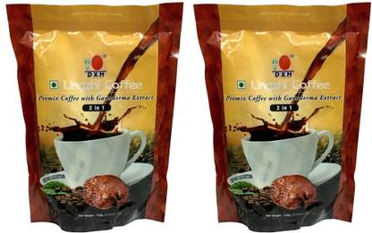 DXN LINGZHI COFFEE 2 in 1 (Premix coffee with ganoderma extract) 40 sachet of 5gm coffee 200gm(Pack of 2*20 sachet) Instant Coffee