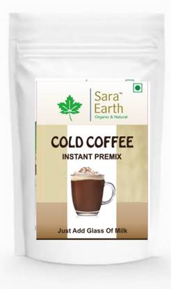 sara earth Cold Coffee Premix powder | Instant Coffee Chocolate Flavor Premix |Easy to Make Instant Coffee