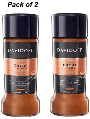 Davidoff Crema Intense|100% Arabica|Smooth & Rounded 90gm-(Pack of 2)|(Imported) Instant Coffee