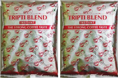 BRU Tripti Blend instant Coffee Powder pack of 2 ( each 200 g ) Instant Coffee