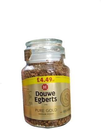 Jacobs Douwe Egberts Pure Gold Coffee - Medium Roast - 95g Instant Coffee