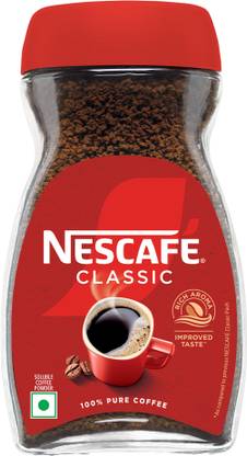 Nescafe Classic Coffee Powder Jar, 100% Pure Instant Coffee