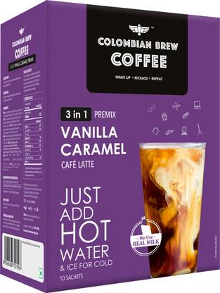 Colombian Brew Pre-mix (3 in 1), 10 Sachets Box Instant Coffee