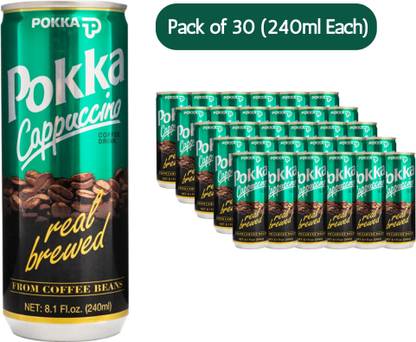 Pokka Cappuccino Coffee 240ml Pack of 30 Instant Coffee