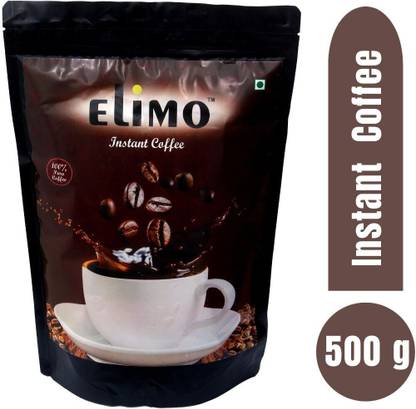 Elimo Instant Coffee | 100% Pure Premium Powder Instant Coffee